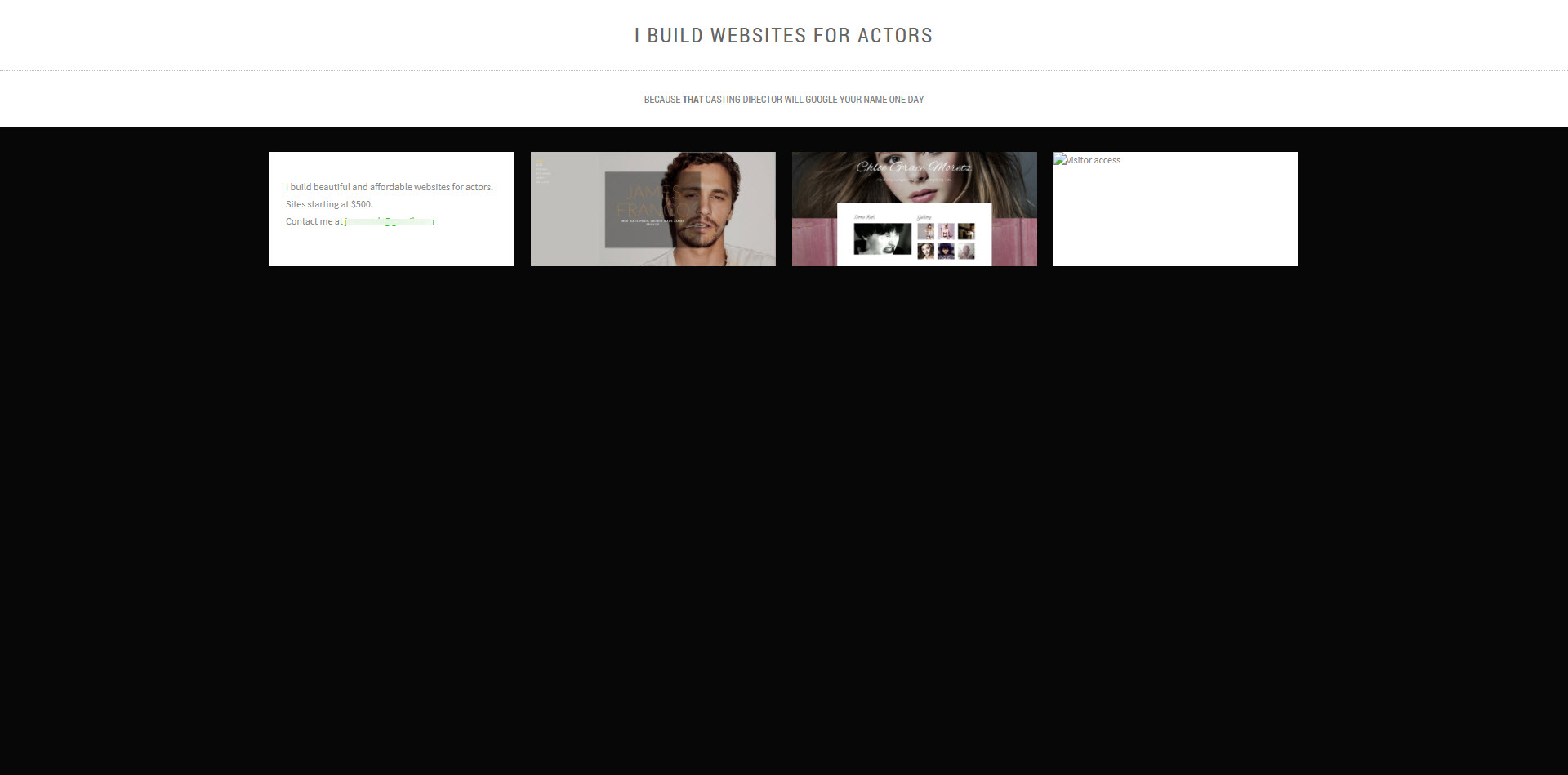 Web For Actors