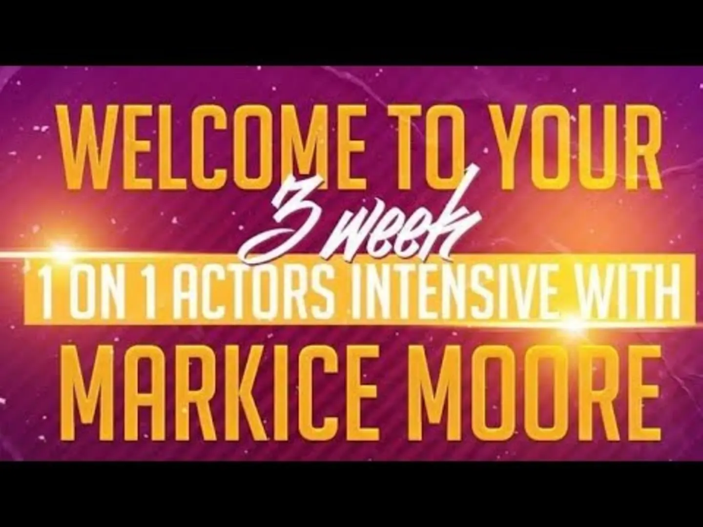 MARKICE MOORE ACTING PERFORMANCE REEL 2021