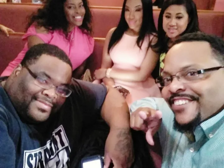 Chillin' with the cast! - "Sins Of A Scorned Wife"