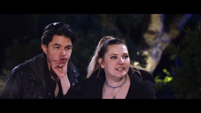 Still from The Cannibals - Al Ortega and Abigail Breslin