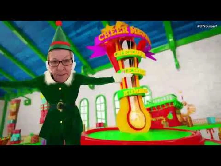 Check out my ElfYourself dance - Happy Holidays !