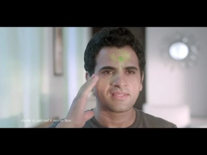 Rohit Mehta in 'Zandu Balm' commercial ad.