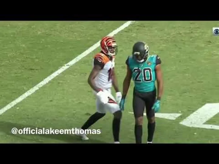  What Jalen Ramsey really said to AJ Greene on the field