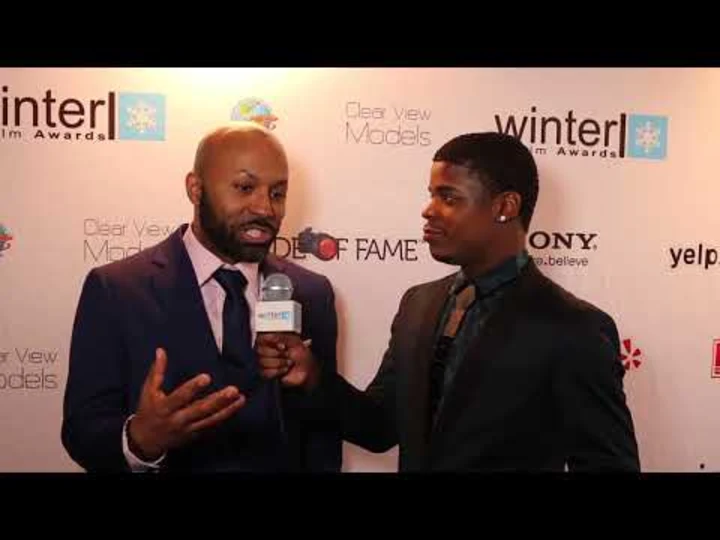  Behind The Scenes With Shariff Sinclair Interviews filmmaker Devin Haqq at 2018 winter film awards