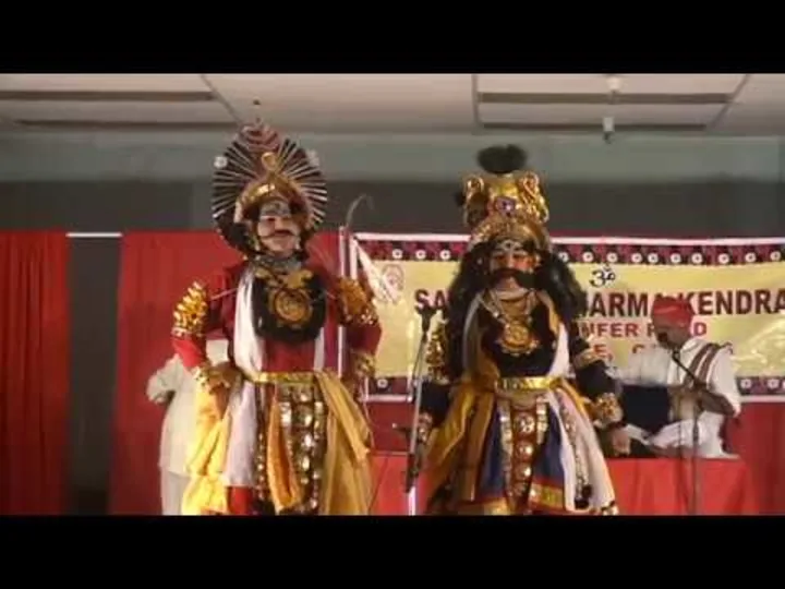  ತೆಂಕು ಬಡಗು hasya Yakshagana in USA Raghuram Shetty, Chittani R, Vivaswan