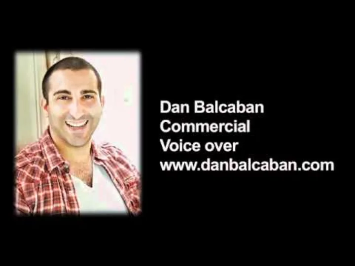  Commercial Voice reel Dan Balcaban