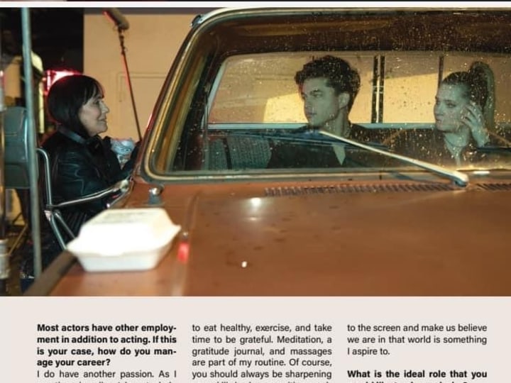 The Cannibals team on the Heart of Hollywood magazine 2023 (Kim Hopkins, Al Ortega, Abigail Breslin)