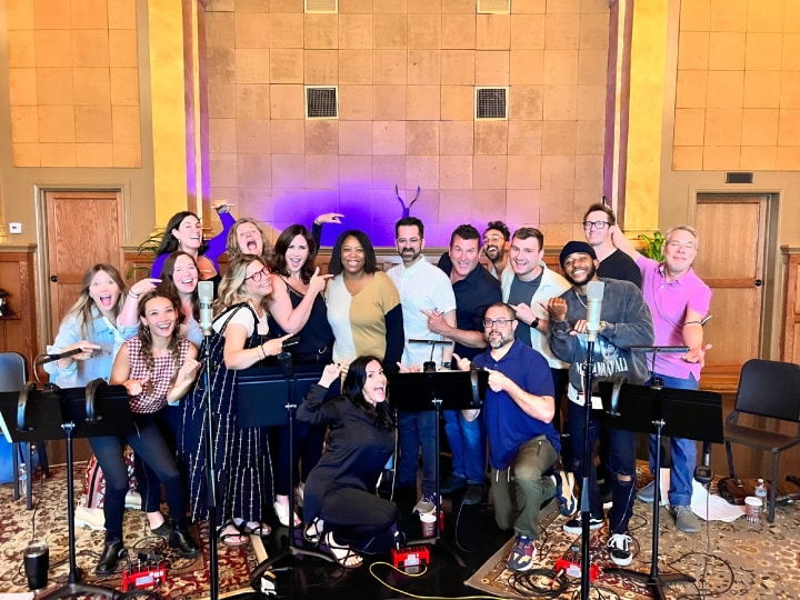 Dara Taylor with Choir at The Village Recorder 2