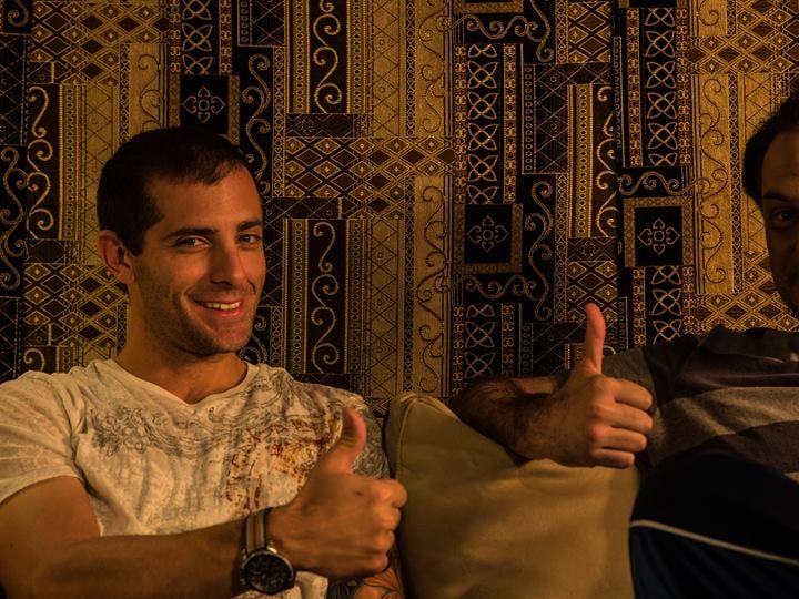 Thumbs up! Me and the director of \