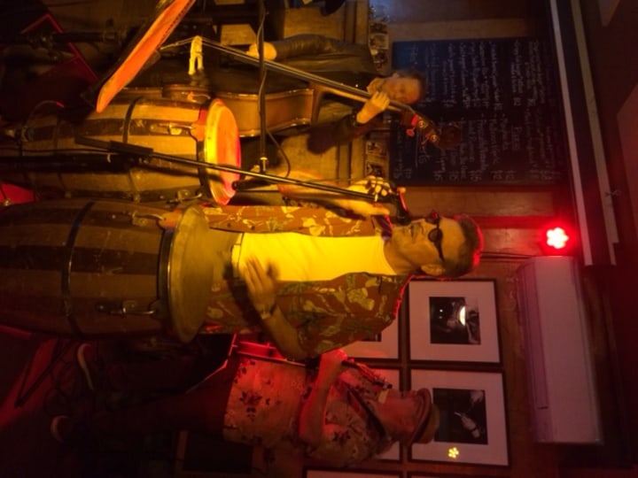 Paul Dawber on Vocals & Congas