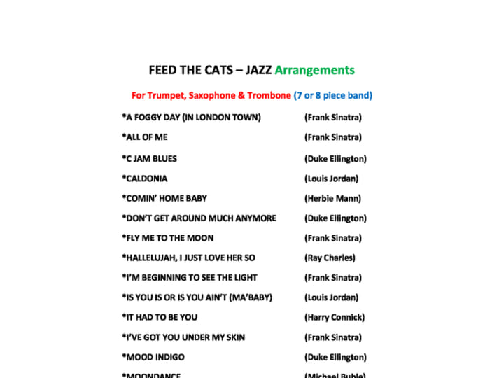 FTC Arrangements SET-LIST(1)