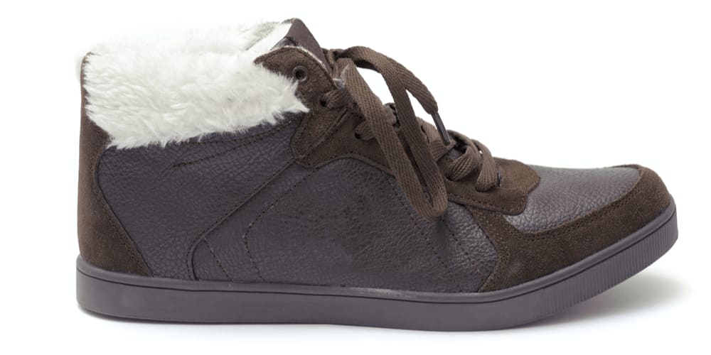 The image of warm pac boots with a thick furry inner boot.