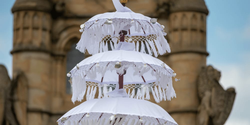 Multi-tiered umbrella