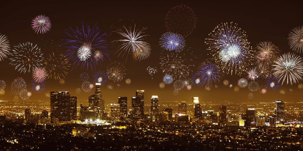 New Year in Los Angeles
