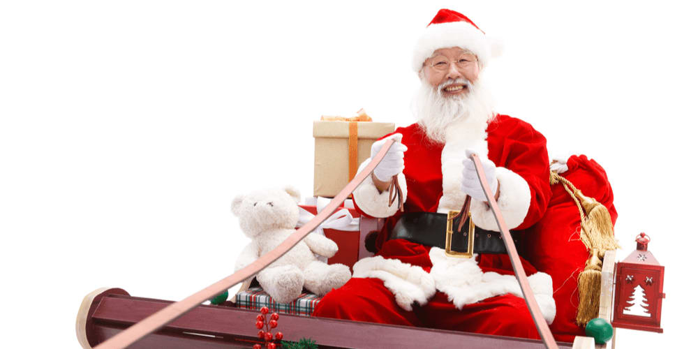 Chinese children do not write letters to Santa Clause