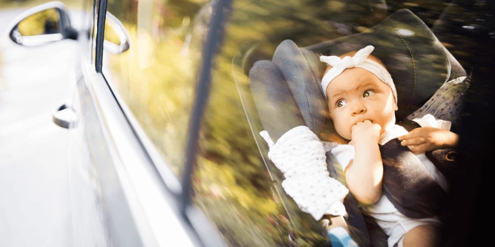 Baby in a car