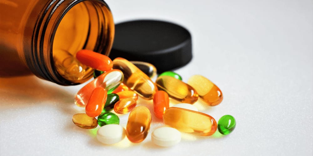 Vitamin supplements from a pharmacy