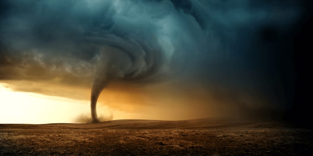 1,200 tornadoes hit the USA every year