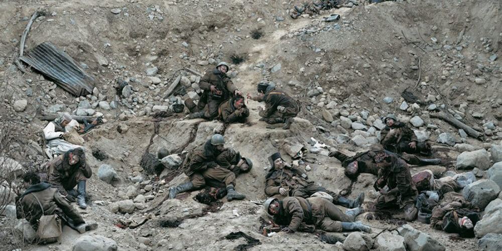 Dead troops by Wall