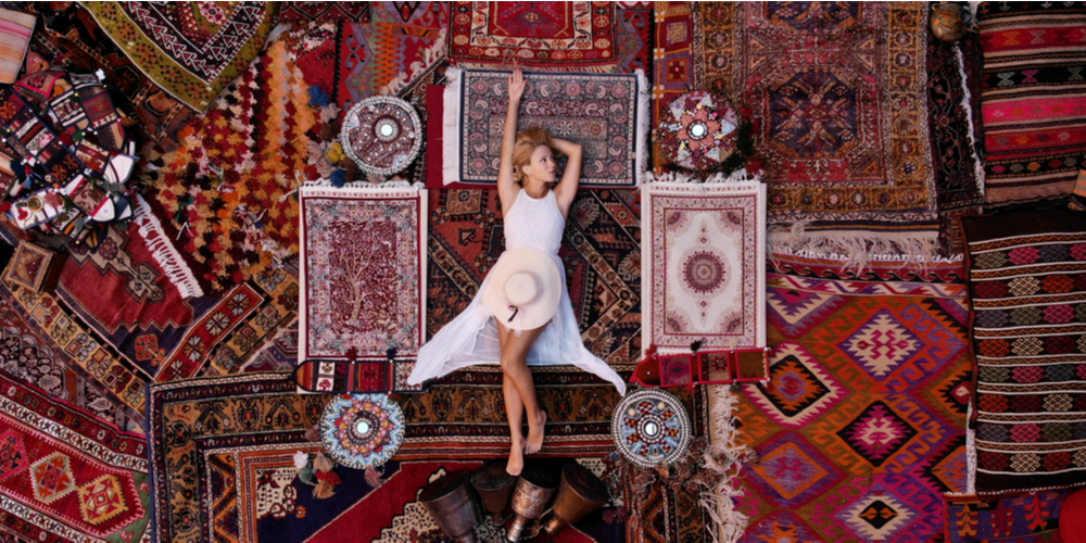 girl lying on the floor