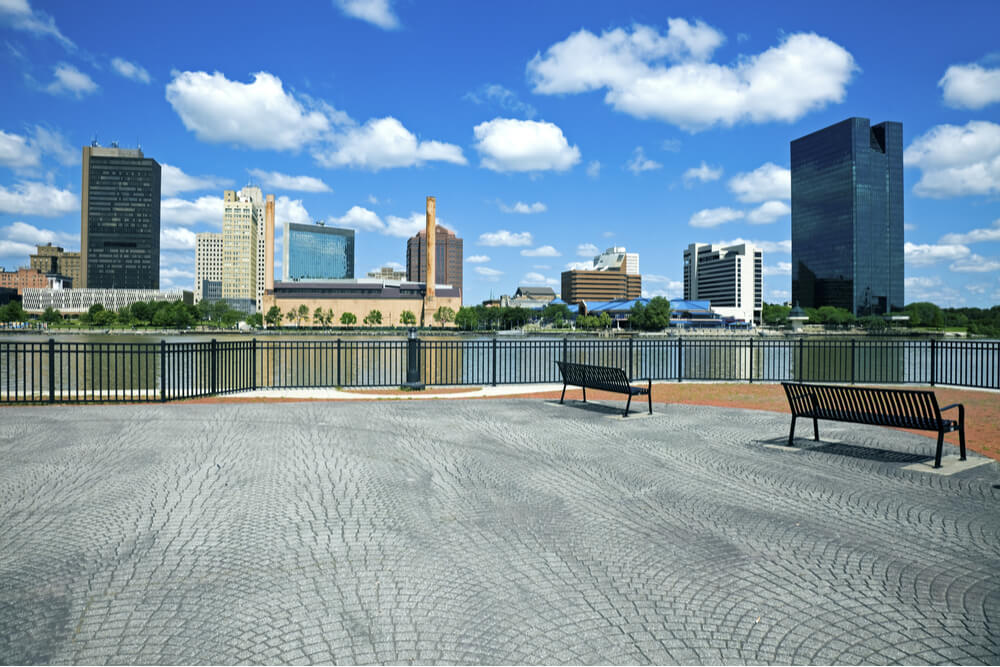 A View of Toledo, Ohio, USA