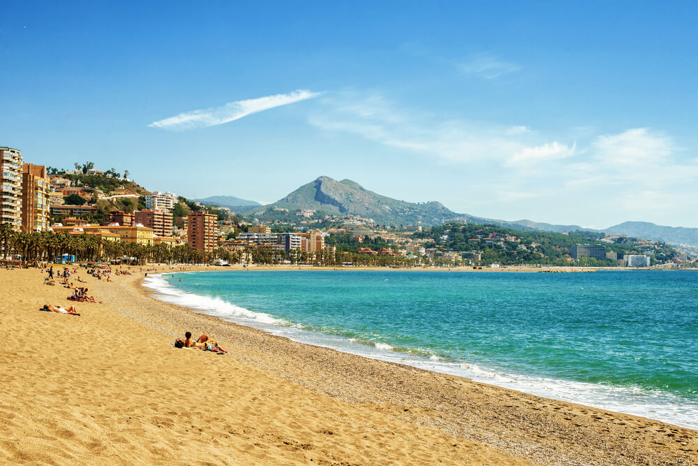 View of La Malagueta beach.