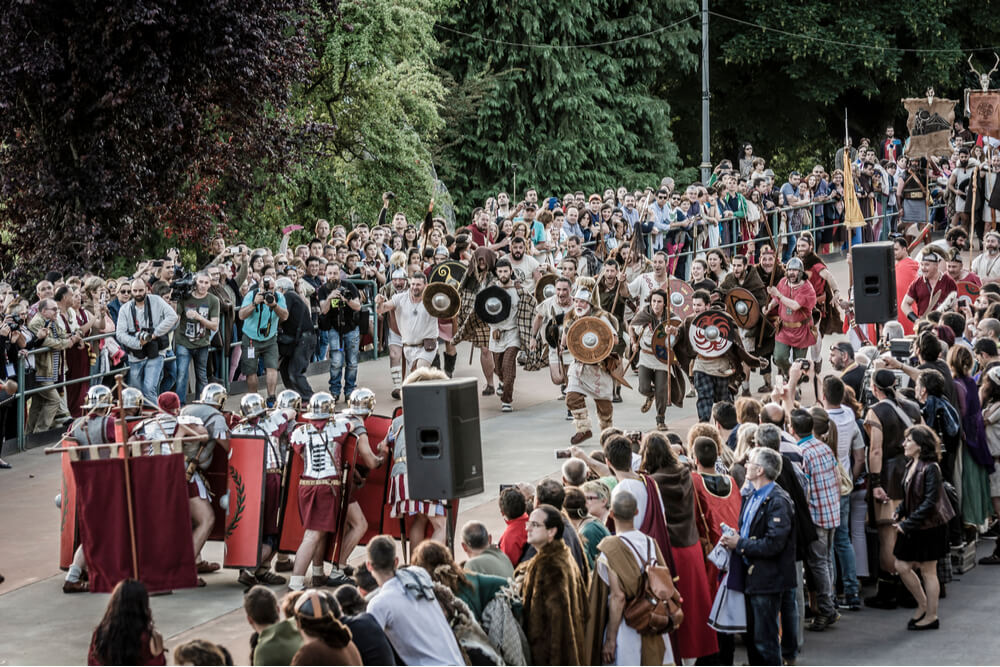 A conclusive Roman victory over Celts.