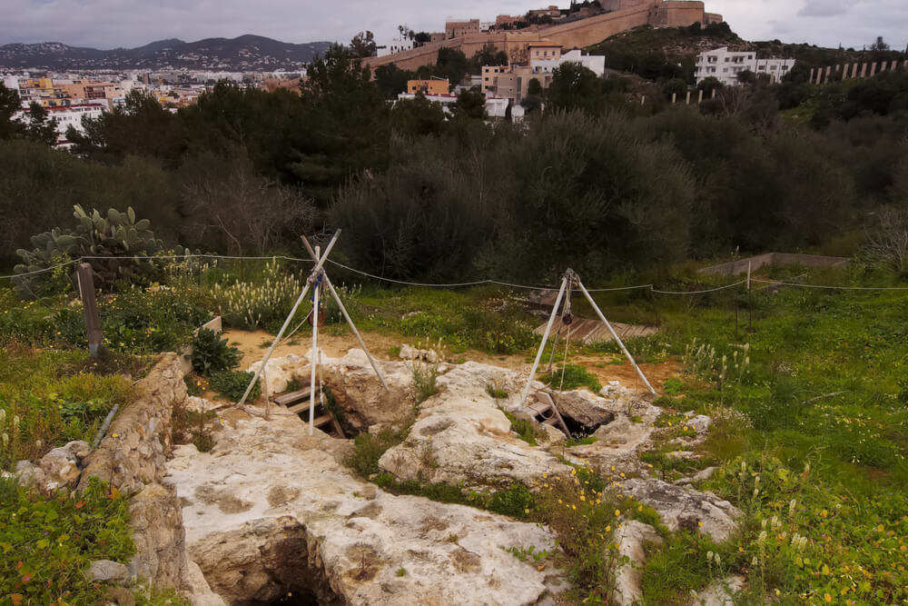 Necropolis de Puig des Molins, Ibiza, Balearic Islands, Spain