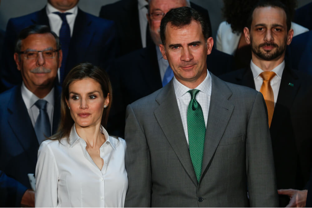 King Felipe and his wife Queen Letizia