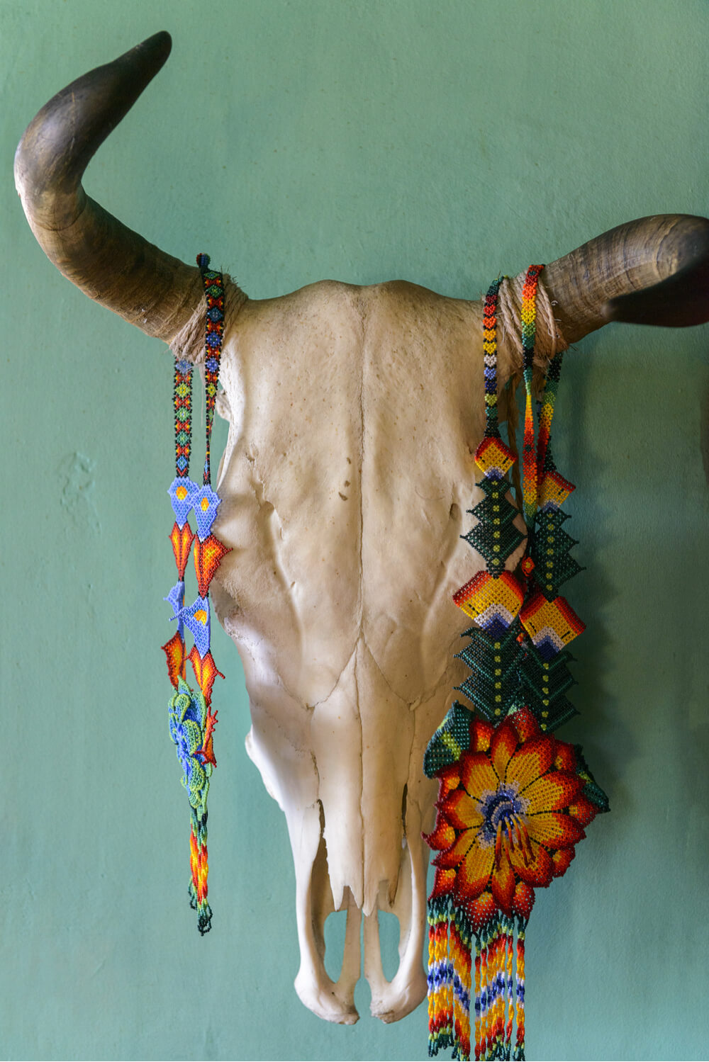 Huichol art includes jewelry, too
