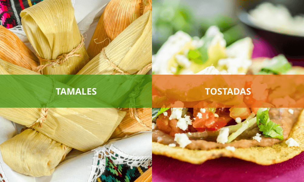 When in Mexico, try tamales and tostadas