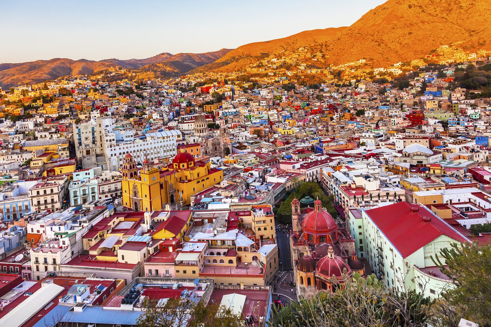 Guanajuato looks like a town made of gingerbread houses