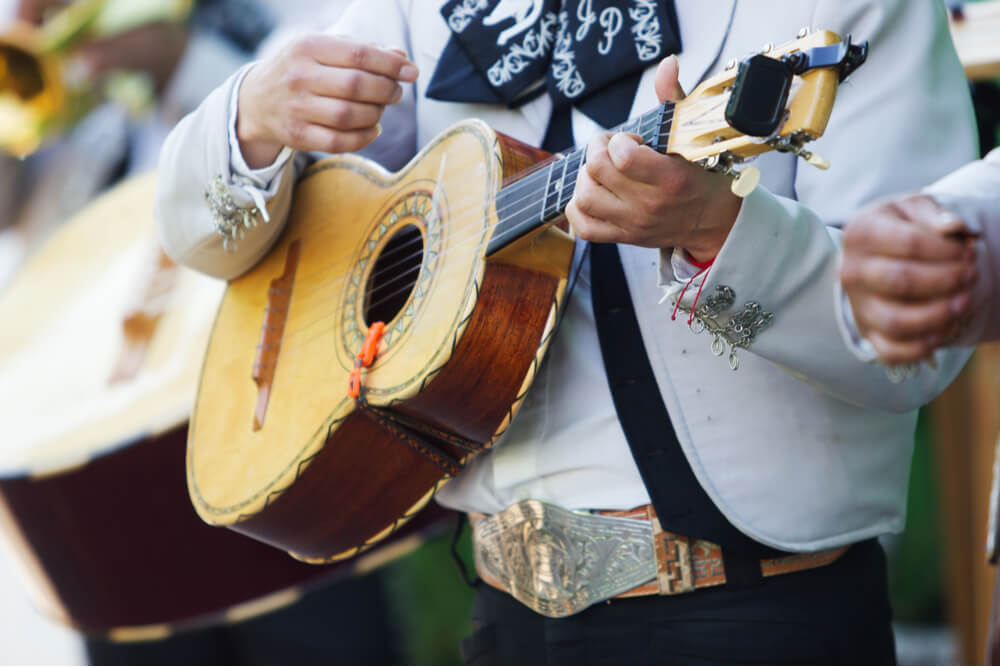 Vihuela is a round-backed Mexican guitar