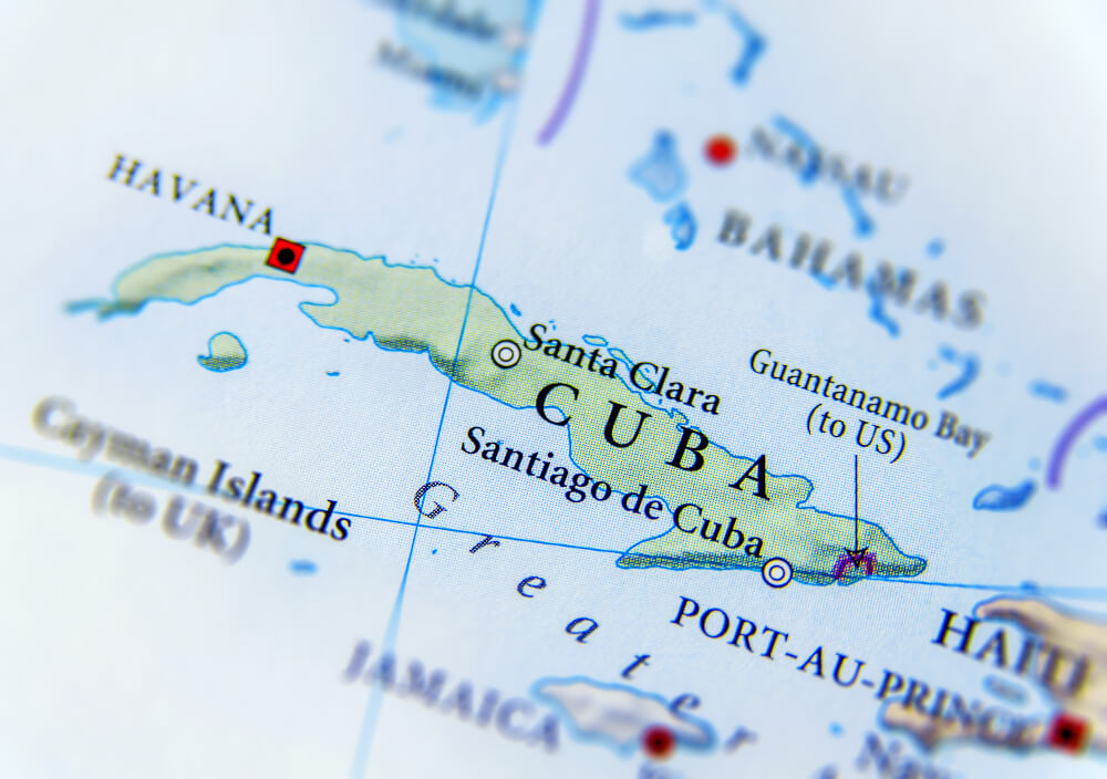 The contours of the island of Cuba resemble an alligator, hence the country's nickname - el Cocodrilo or el Caiman