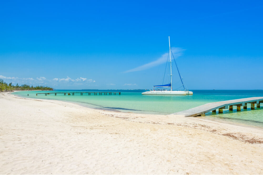 Varadero shoreline, Cuba