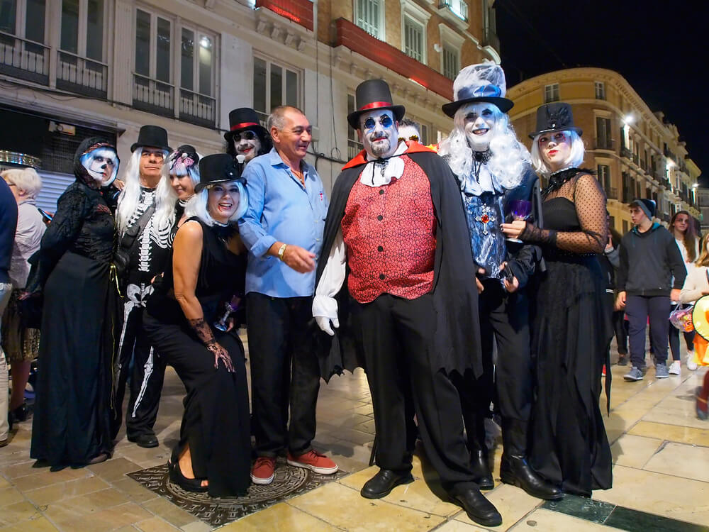 The annual Zombie March is held in Malaga, Spain