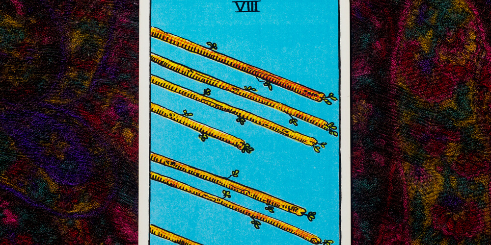 Eight of wands