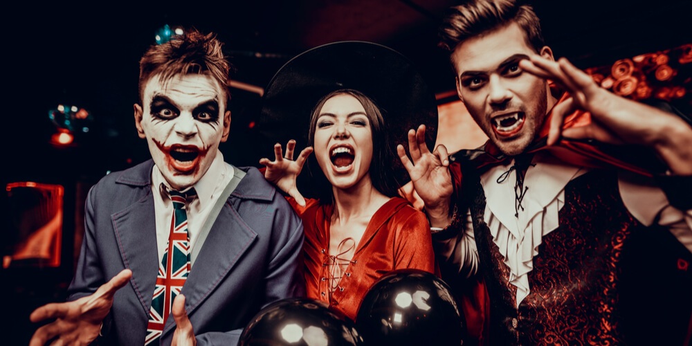 Joker, Drakula, scary girl