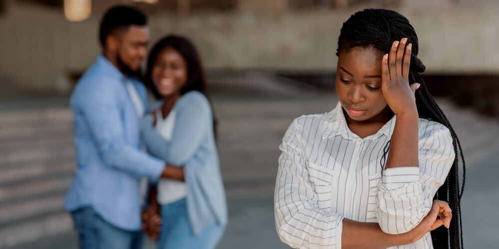 Black couple and the man's ex