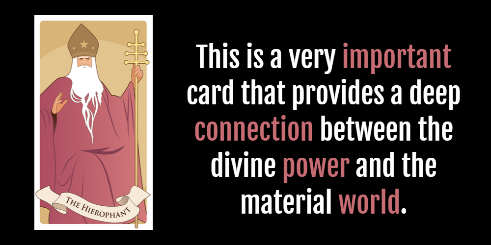 The Hierophant card