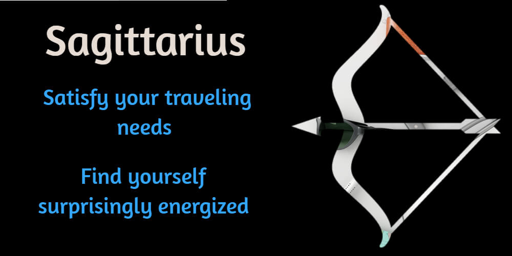 Travel horoscope for Sagittarius