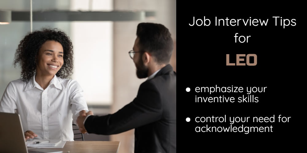 Job Interview Tips for Leo