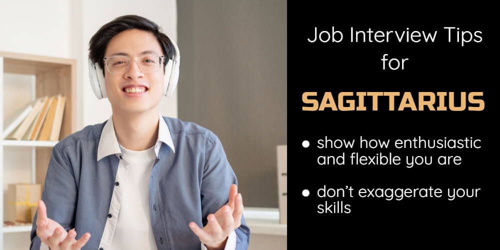 Job Interview Tips for Sagittarius