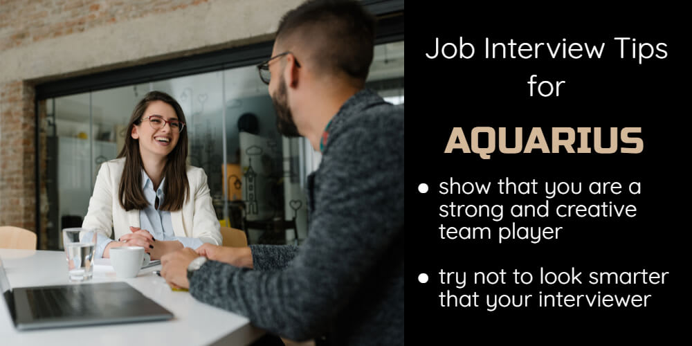 Job Interview Tips for Aquarius