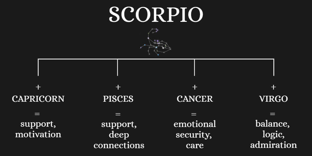 Ideal family partner for Scorpio