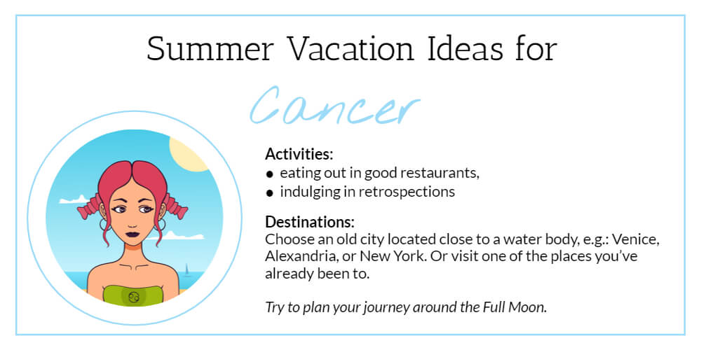 Summer Vacation Ideas for Cancer