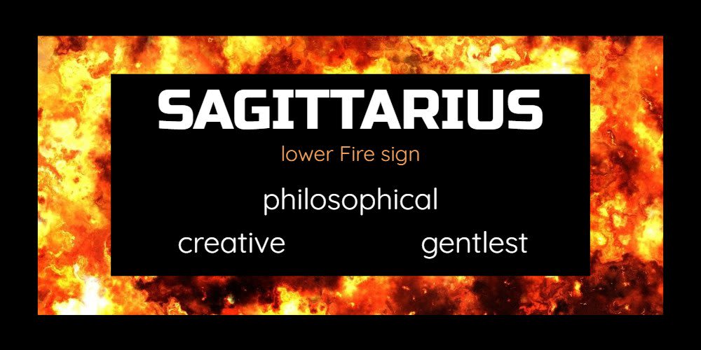 Sagittarius Element