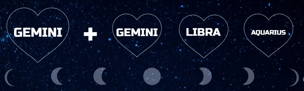 Moon sign compatibility for Gemini