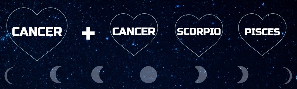 Moon sign compatibility for Cancer