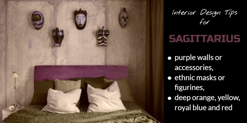 Interior Design Tips for Sagittarius